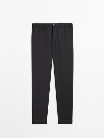 Cool wool co ord trousers