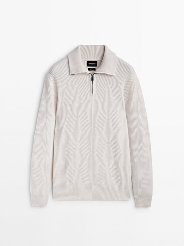 100% cashmere mock neck sweater - Limited Edition