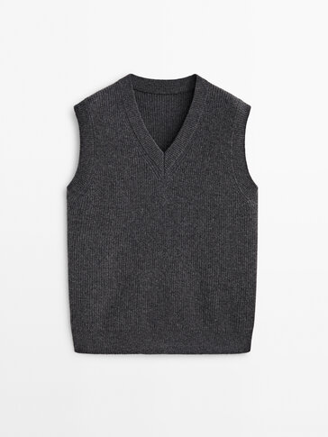 Wool blend waistcoat - Limited Edition