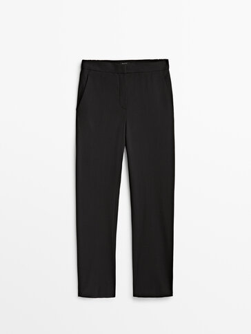 Cold wool suit trousers