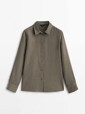 100% linen shirt