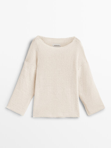 Knit sweater with wide sleeves - Limited Edition