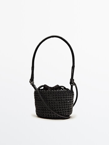 Woven leather mini bag - Limited Edition
