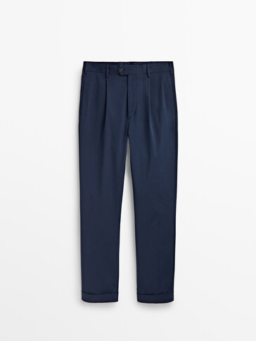 Relaxed fit darted chino trousers - Limited Edition