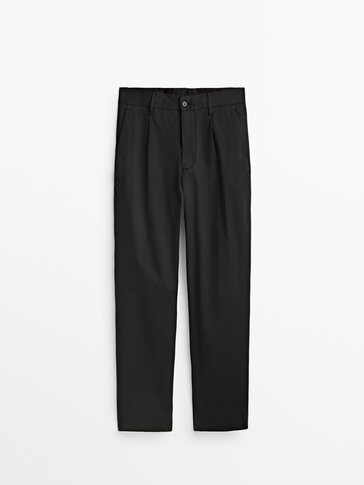 Darted wide fit chinos - Studio