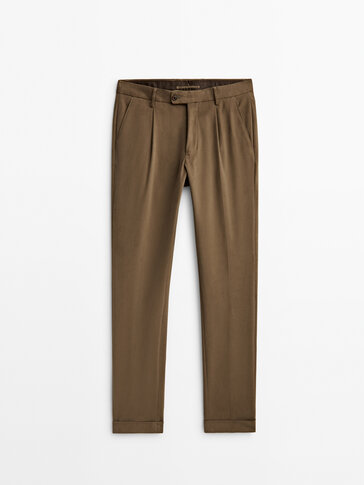 Smart cotton trousers