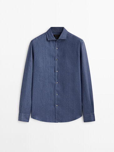 Faded 100% linen shirt