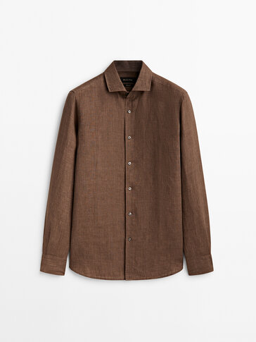 Faded 100% linen shirt