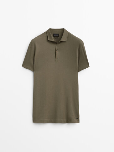 Cotton linen blend polo shirt - Limited Edition