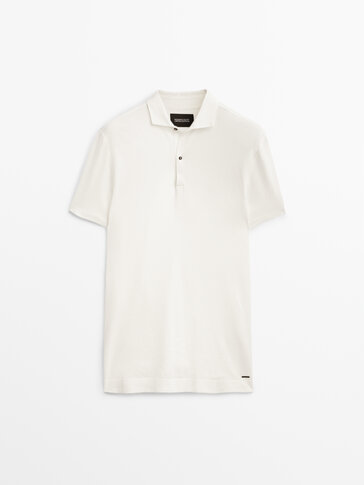 Cotton linen blend polo shirt - Limited Edition