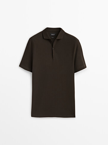Cotton linen blend polo shirt - Limited Edition