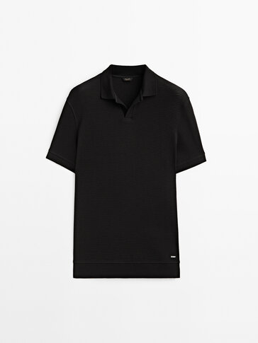 棉纹理 Polo 衫