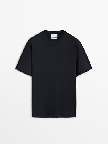 Short sleeve cotton and silk blend sweater - Studio