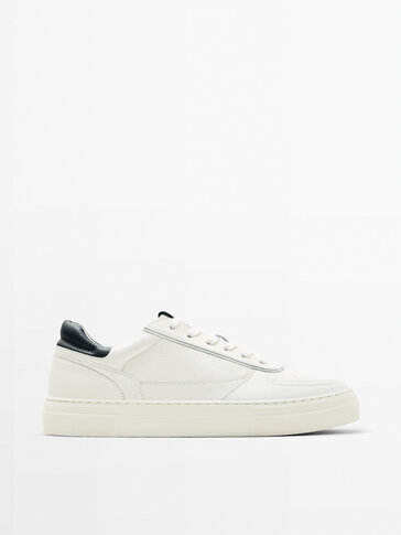 Nappa leather trainers