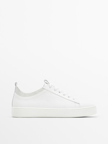 Nappa leather trainers