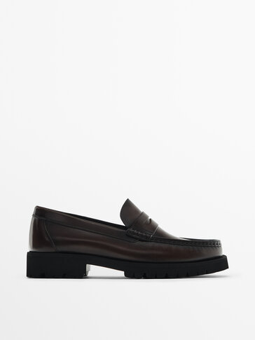 Brushed nappa leather loafers - Studio