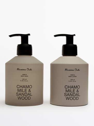 (250 ml) Chamomile & Sandalwood hand and body lotion and gel pack