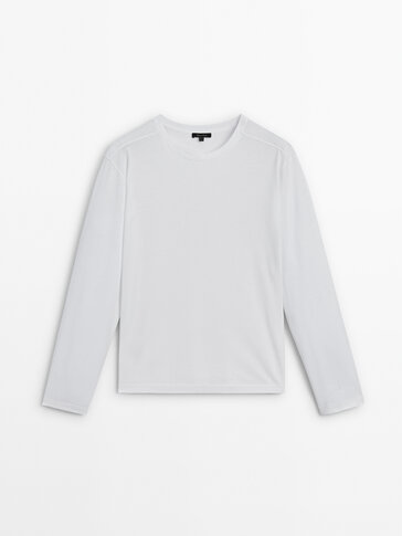100% cotton long sleeve T-shirt