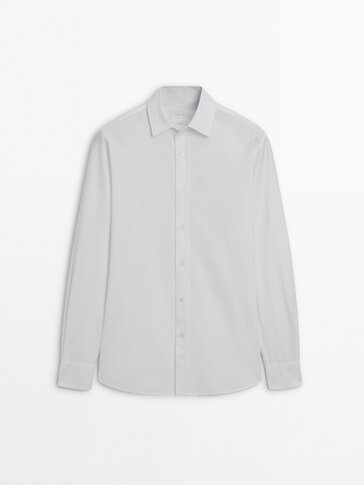 Soft wash regular fit cotton Oxford shirt