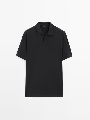 Short sleeve comfort polo shirt