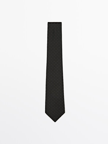 纯真丝纹理领带