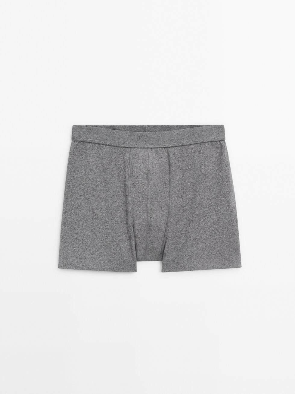 Plain cotton blend boxers