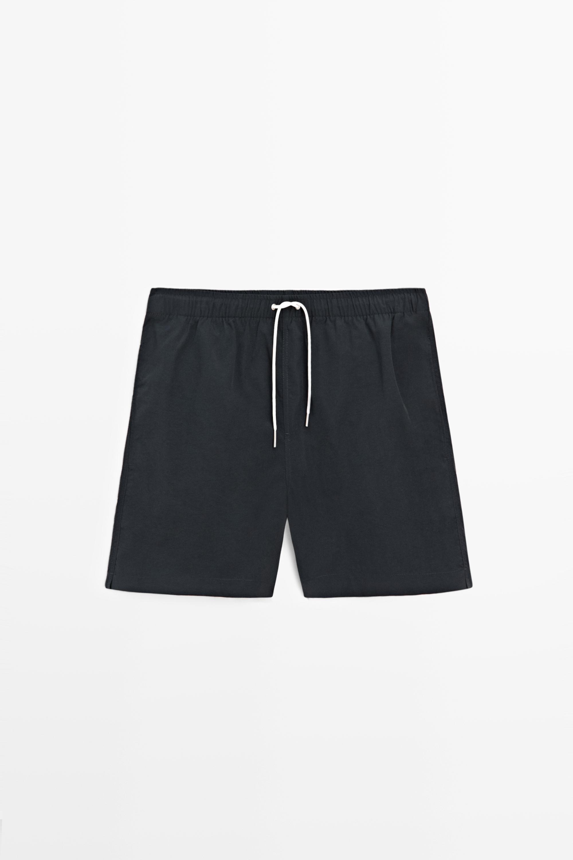Plain swim trunks