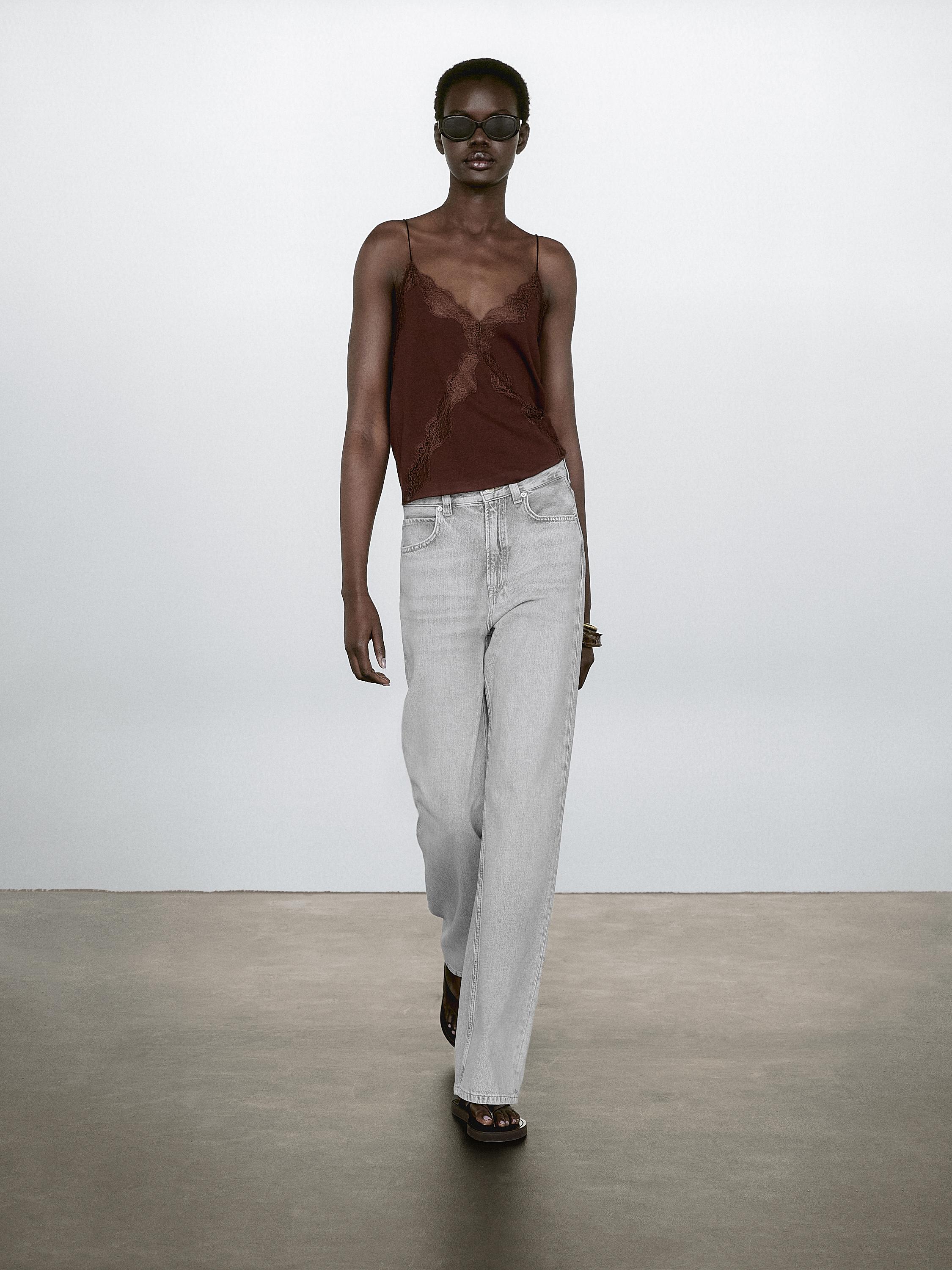 Lace camisole top