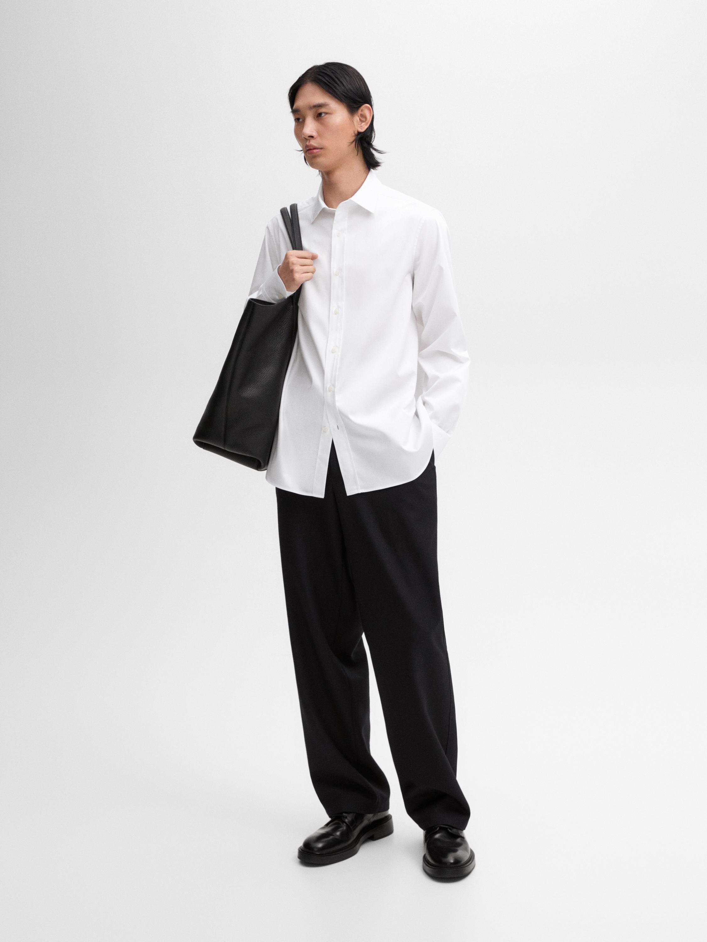 Jogger fit 慢跑羊毛混纺长裤