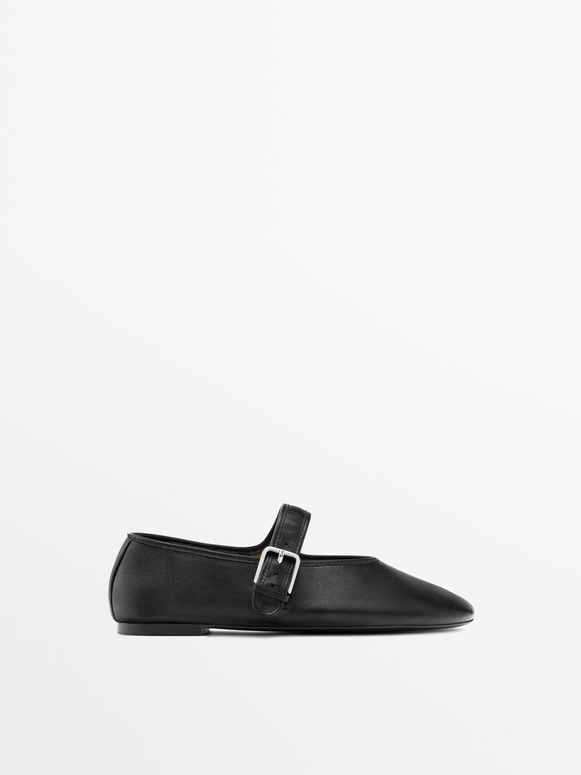 Soft leather ballerinas