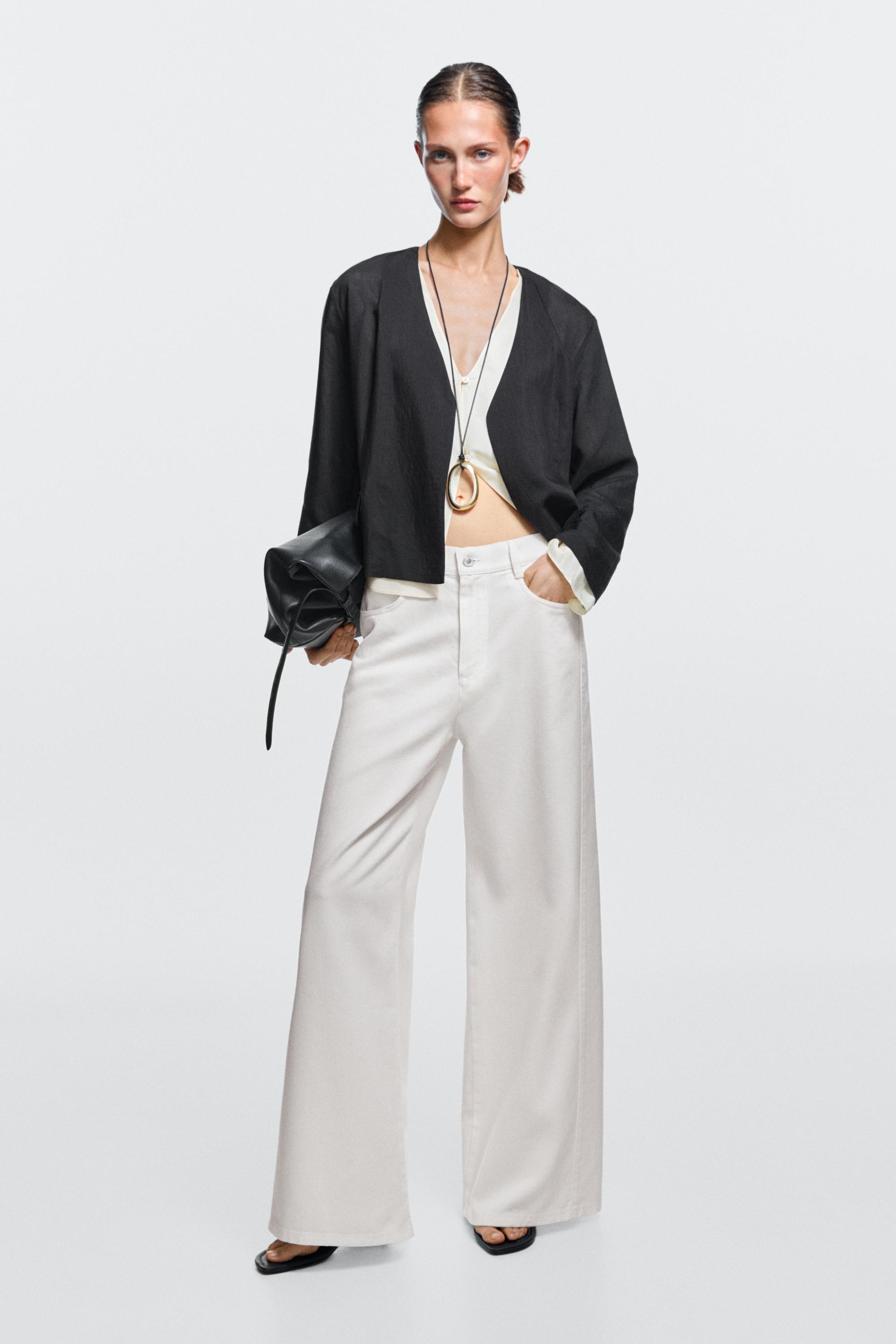 Flowy wide-leg jeans