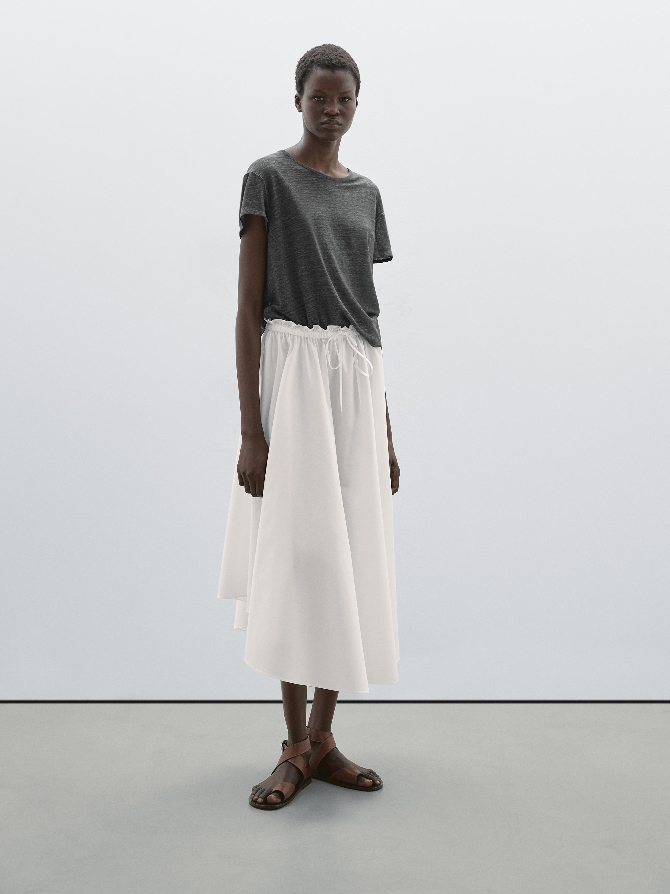 100% linen short sleeve T-shirt