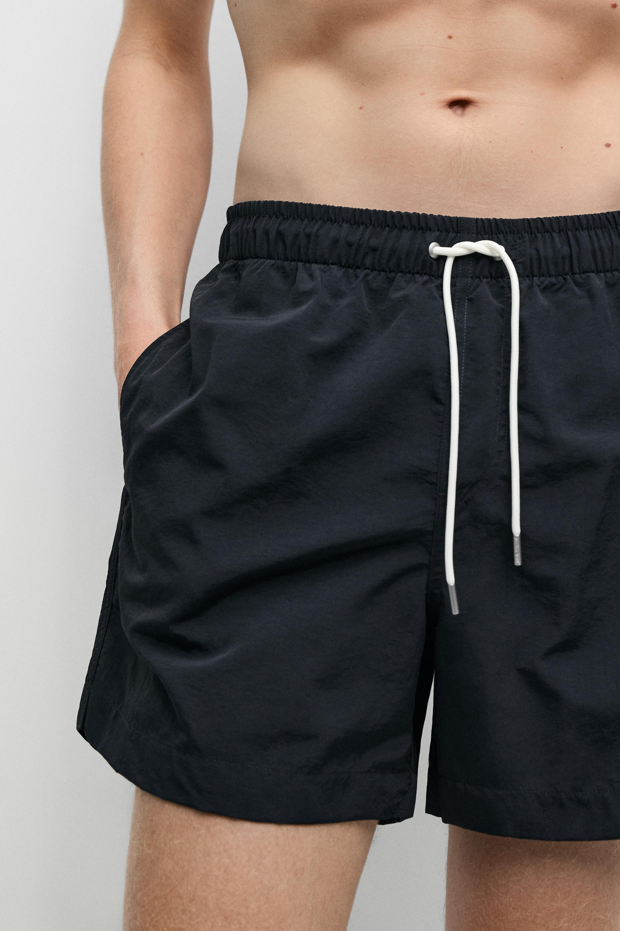 Plain swim trunks