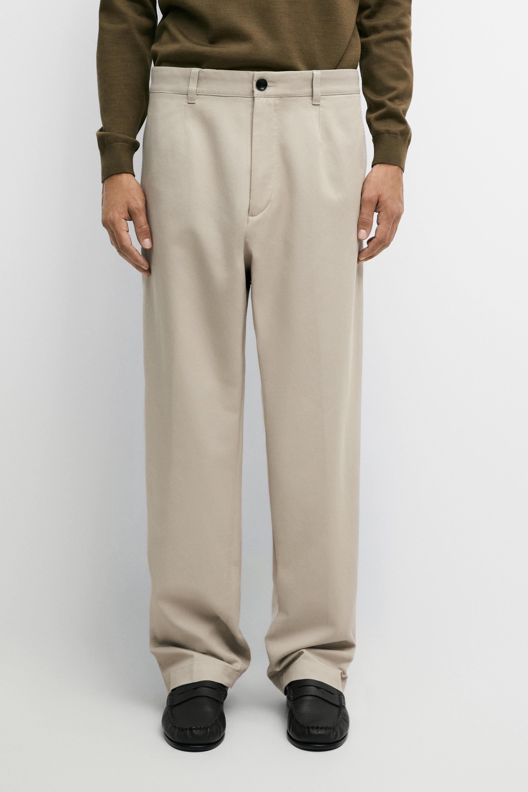 Barrel fit pants with darts