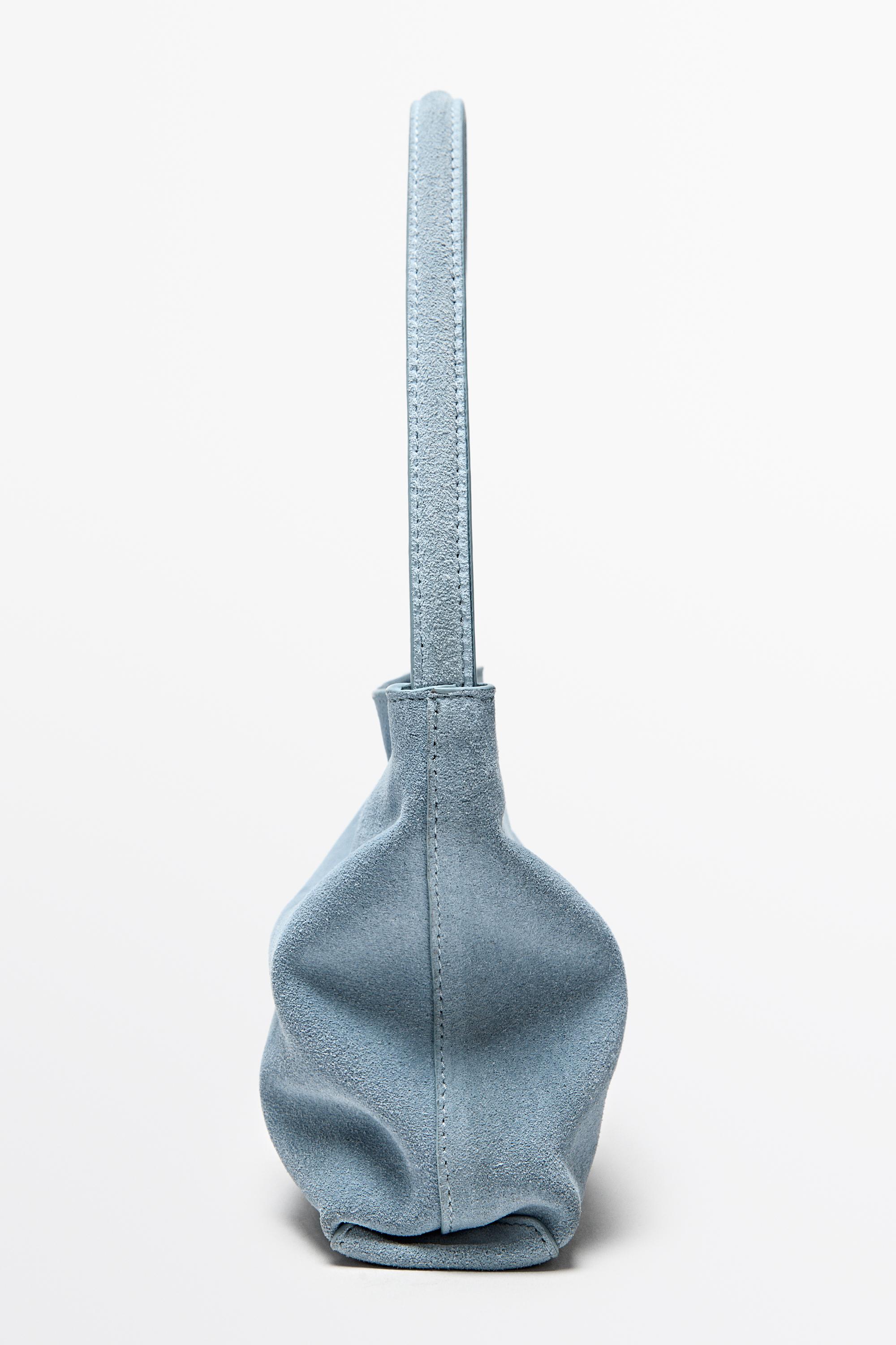 Split suede leather shoulder bag