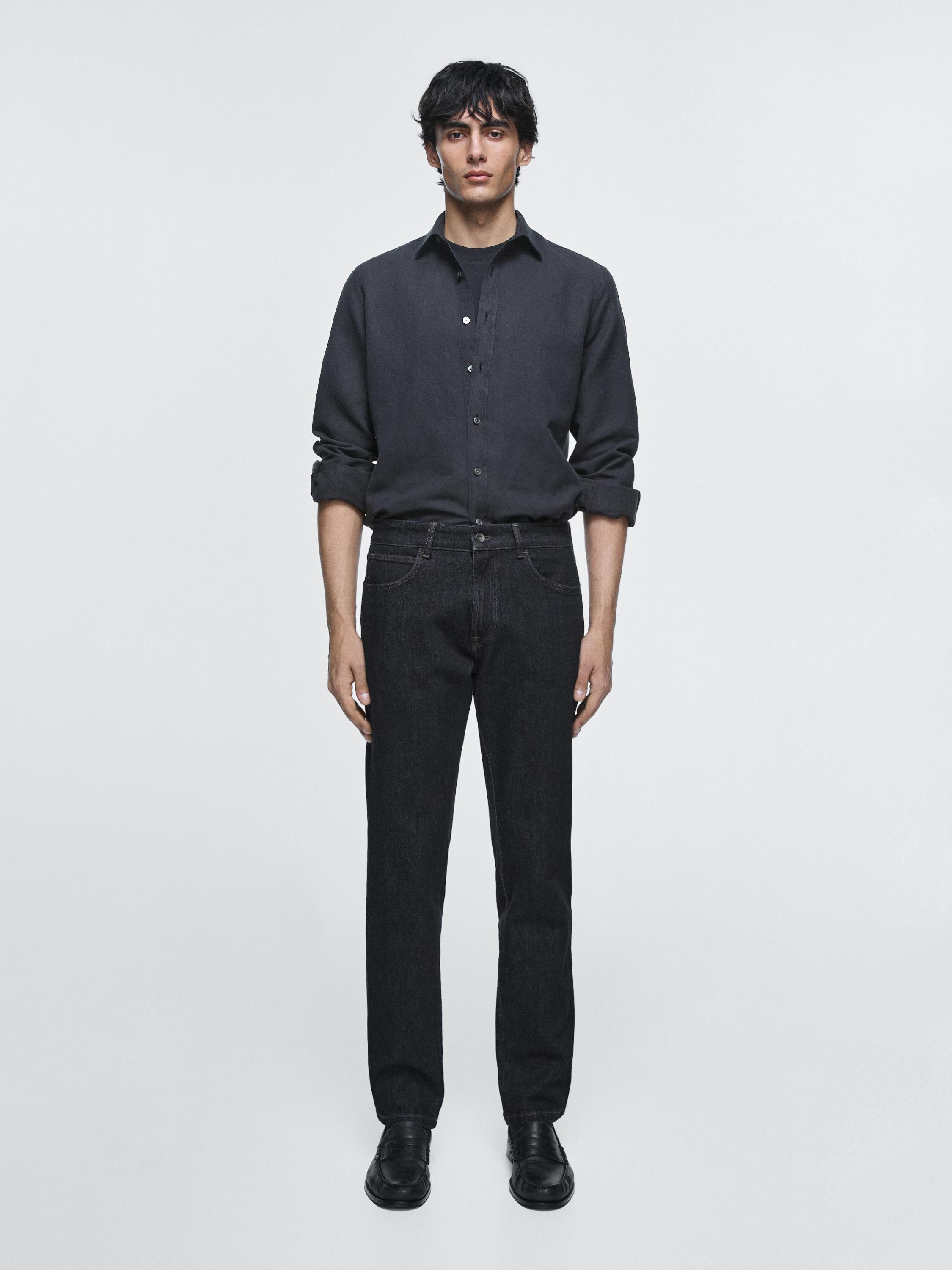 Tapered fit jeans