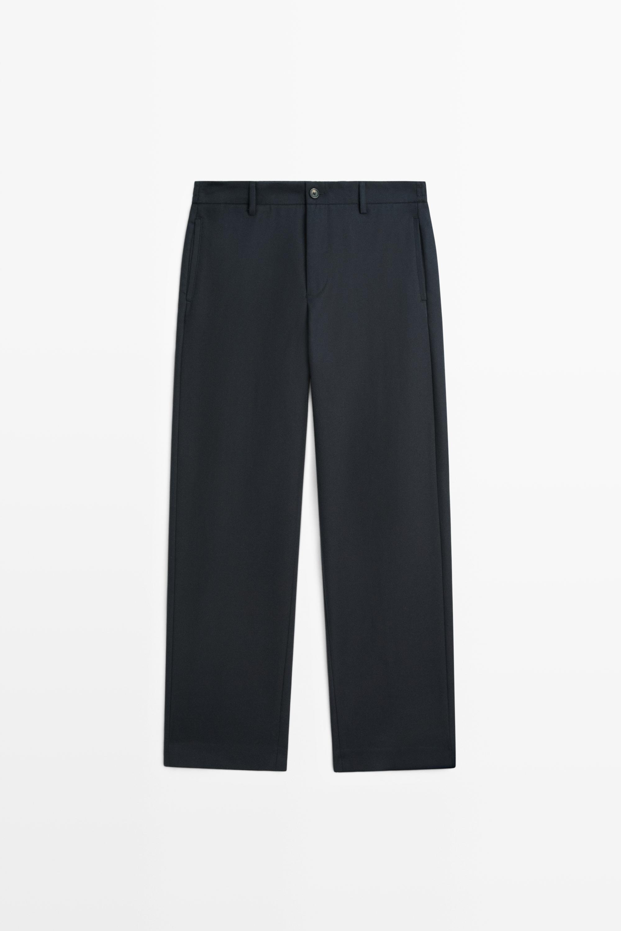 100% cotton pants with elasticated waistband