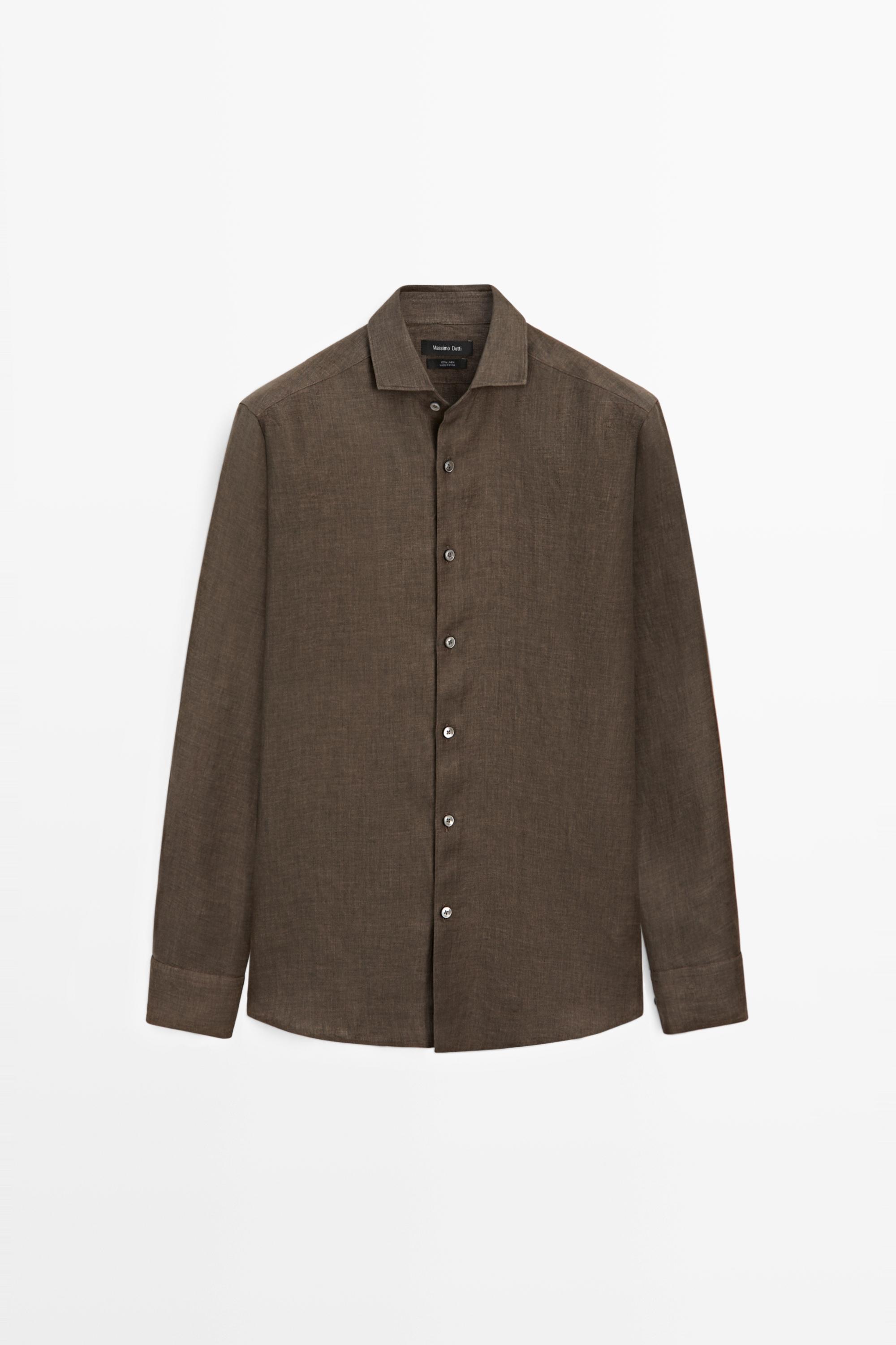 100% linen shirt