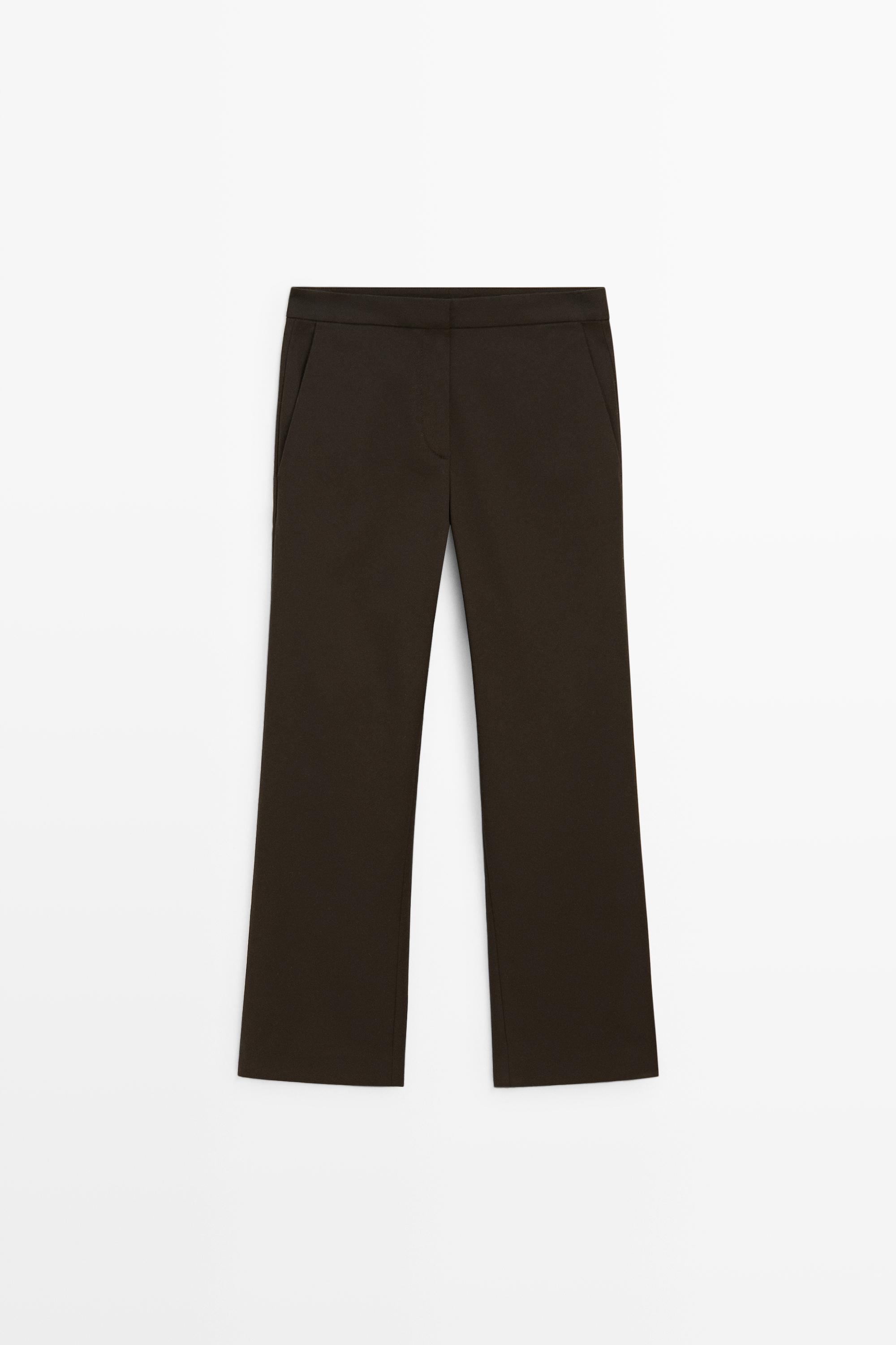 Stretch kick flare pants