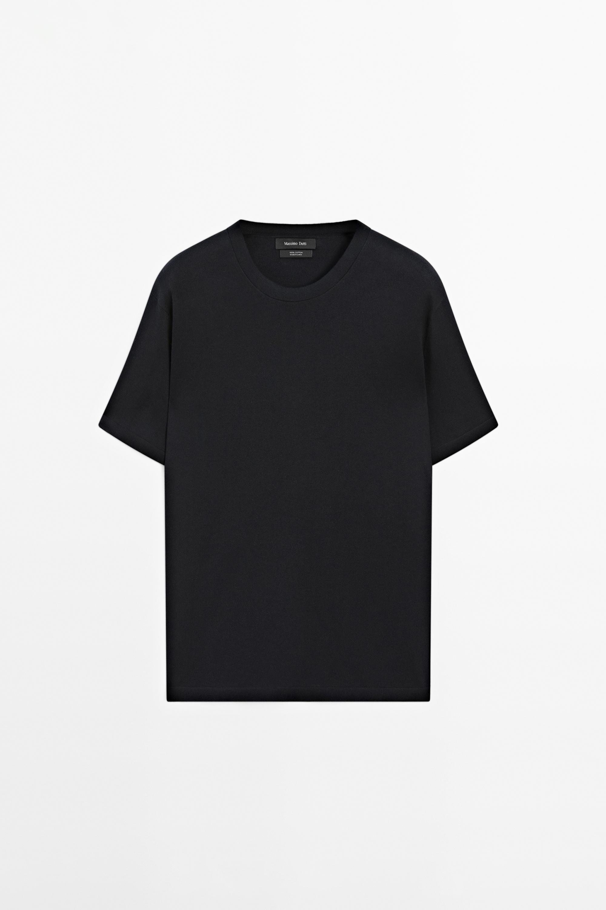 100% cotton short sleeve knit sweater