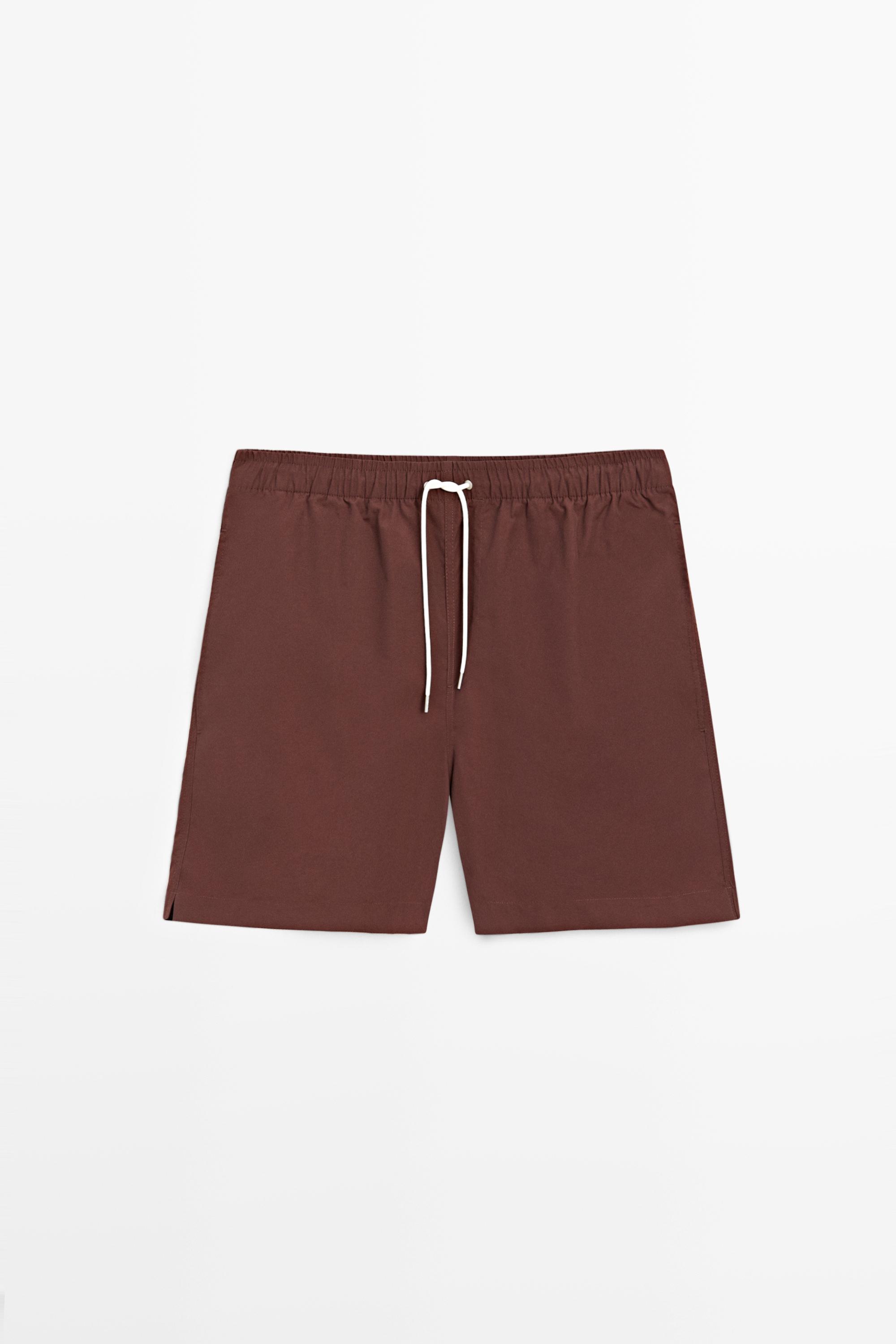 Plain swim trunks