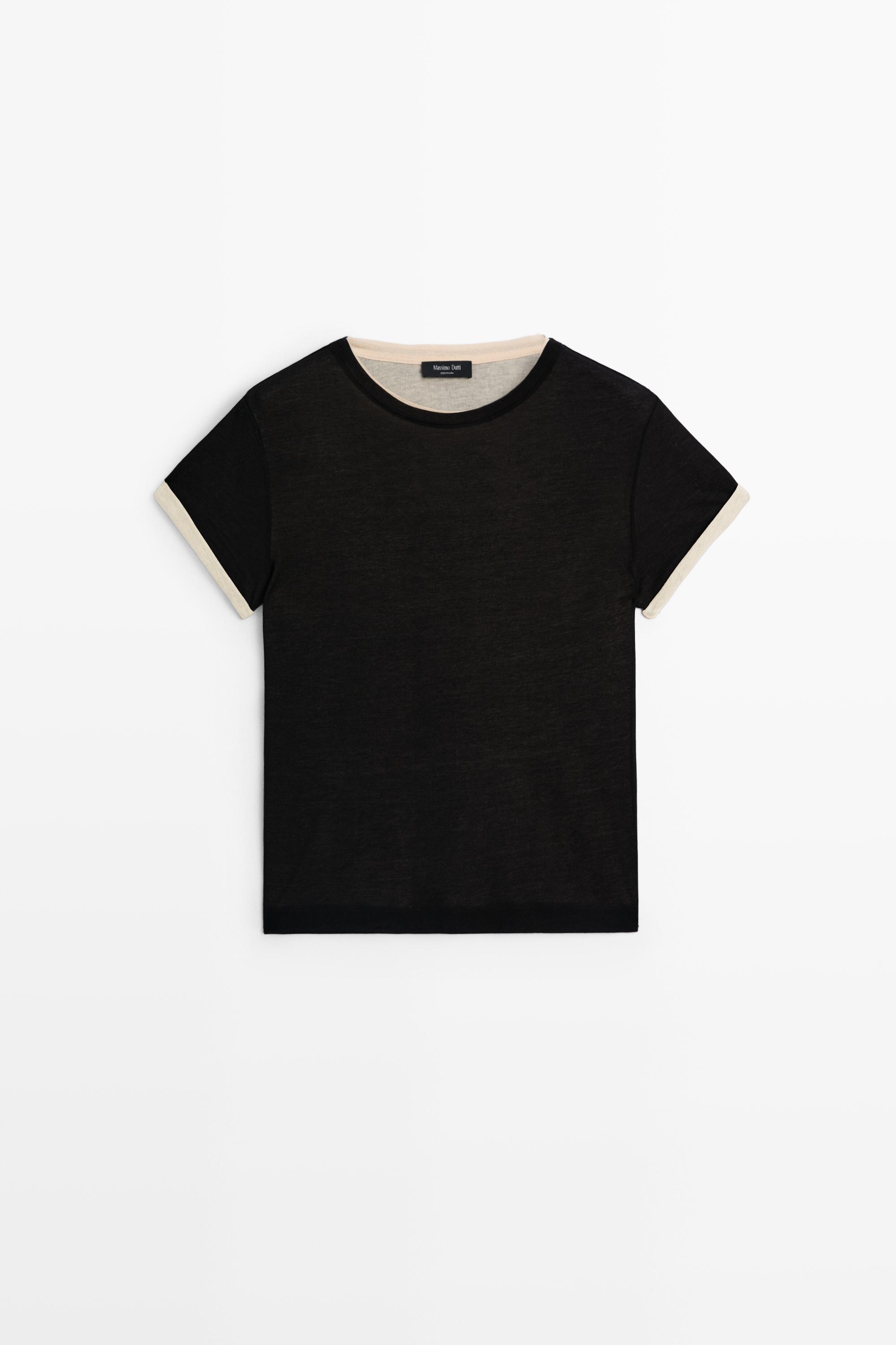 Double-layer short sleeve T-shirt