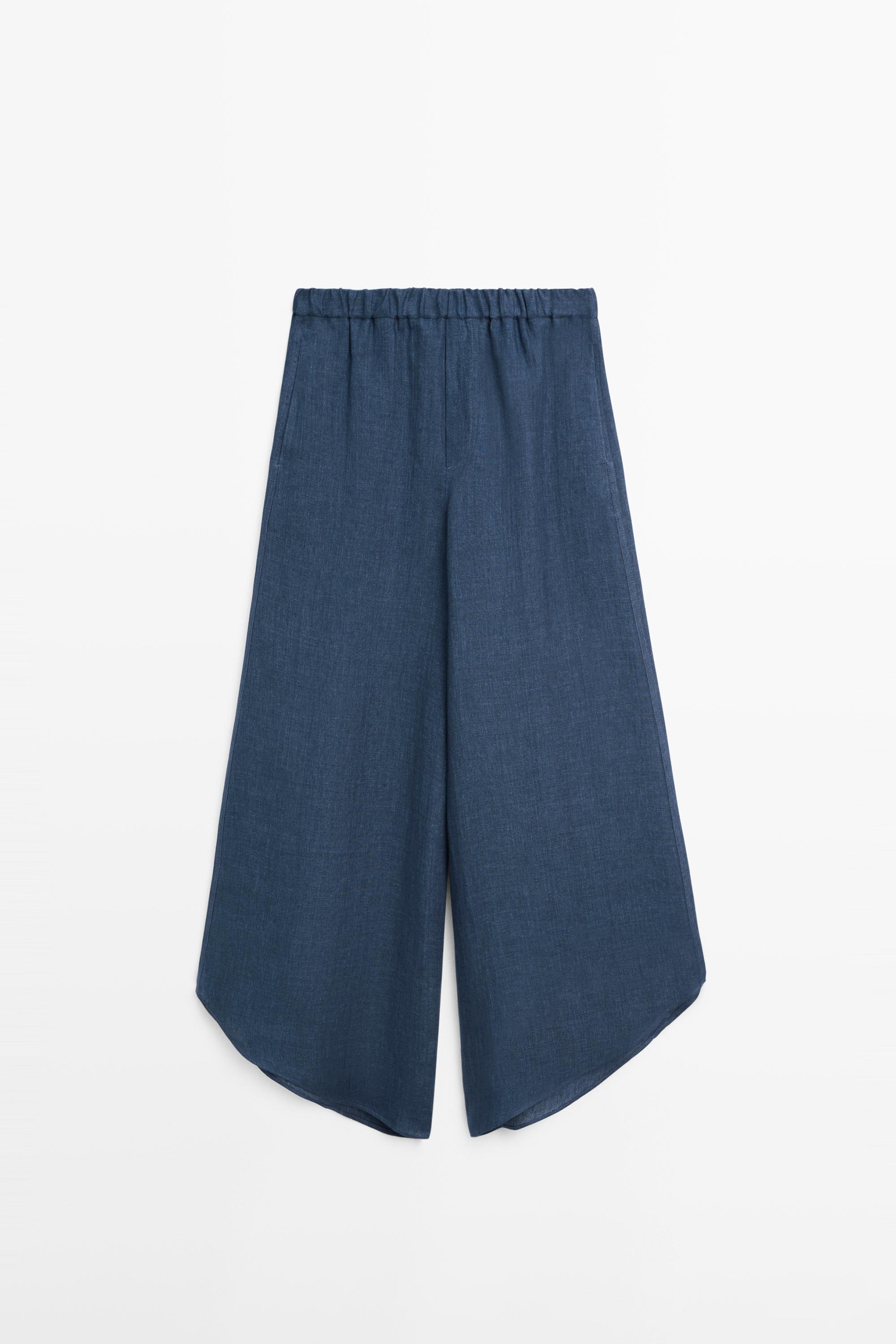Total look linen trousers