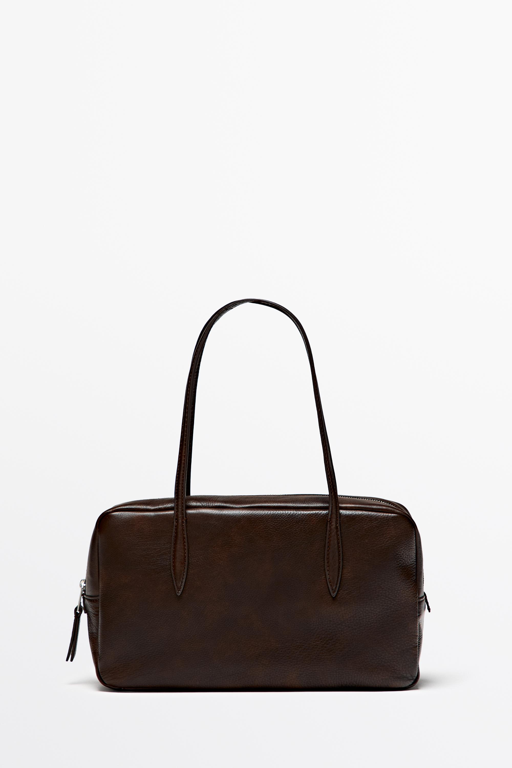 Nappa leather mini duffle bag