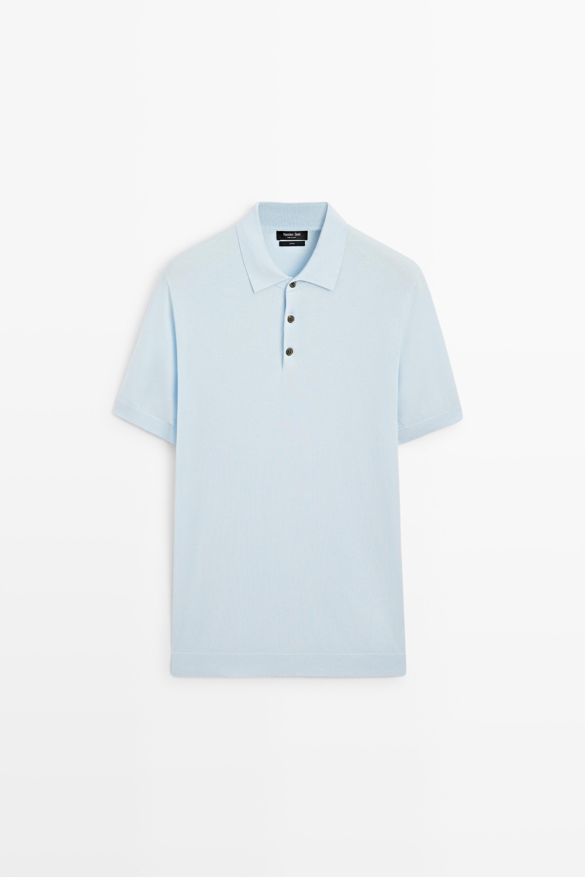 100% Cotton Knit Polo Shirt