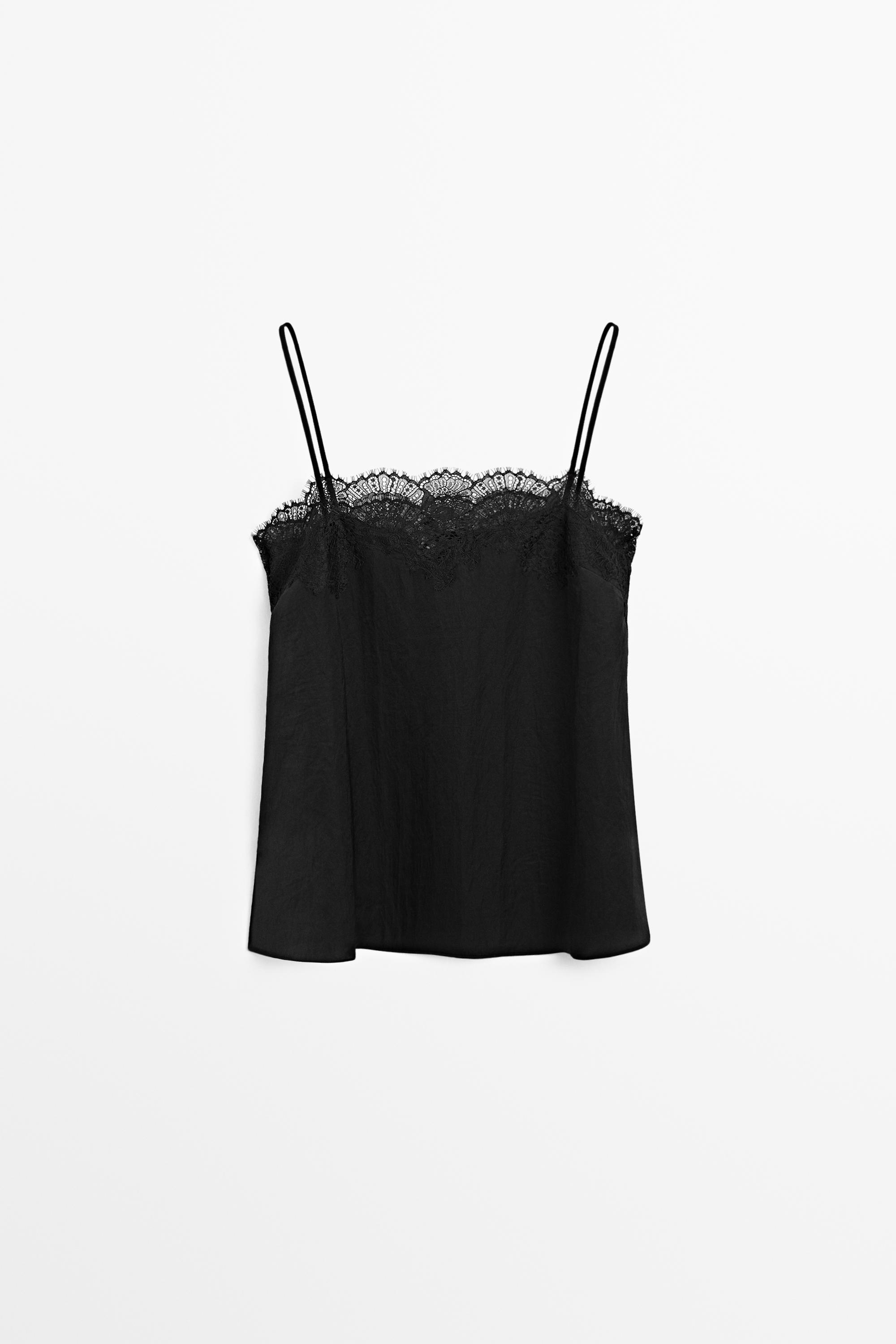 Lace camisole top