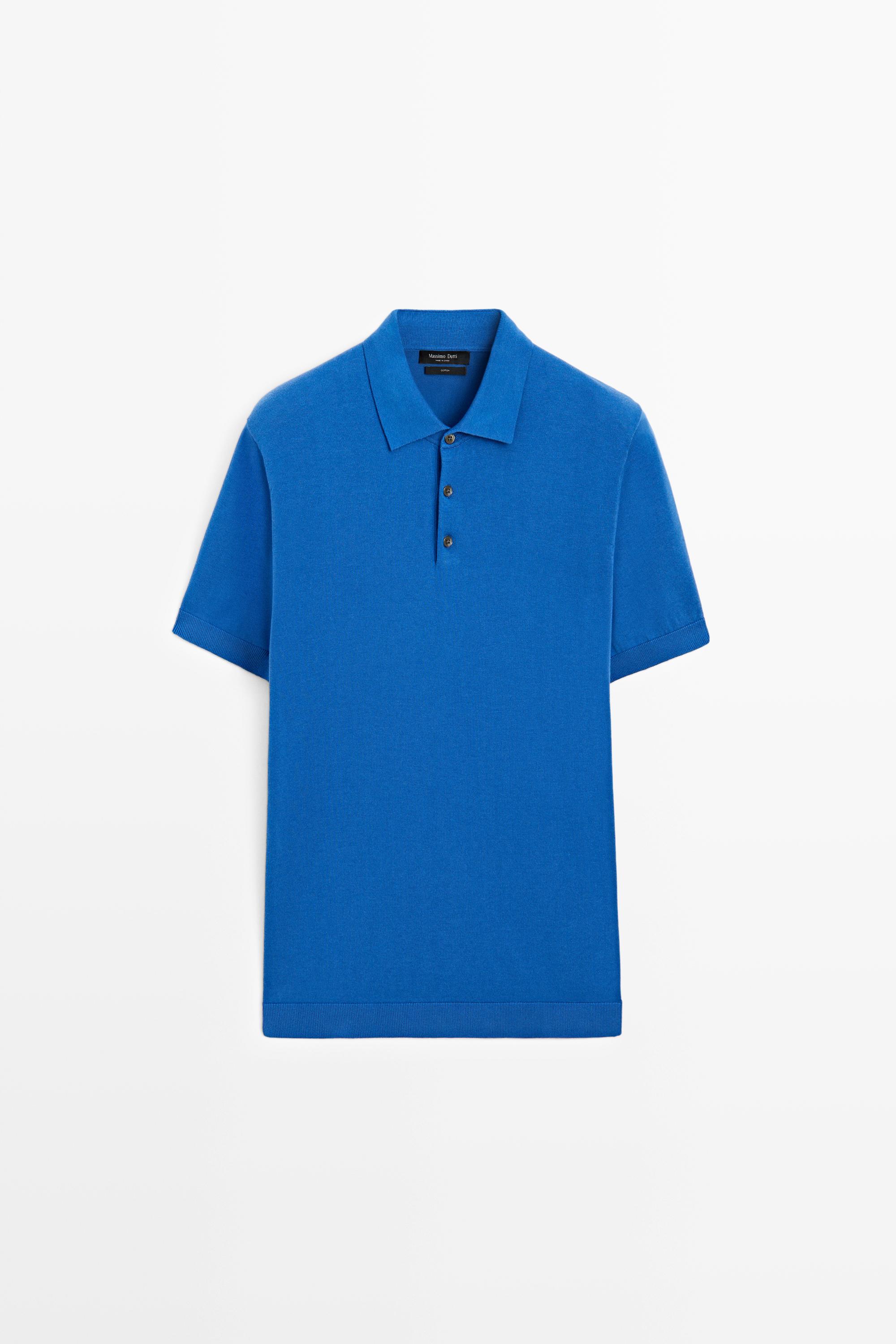 100% Cotton Knit Polo Shirt
