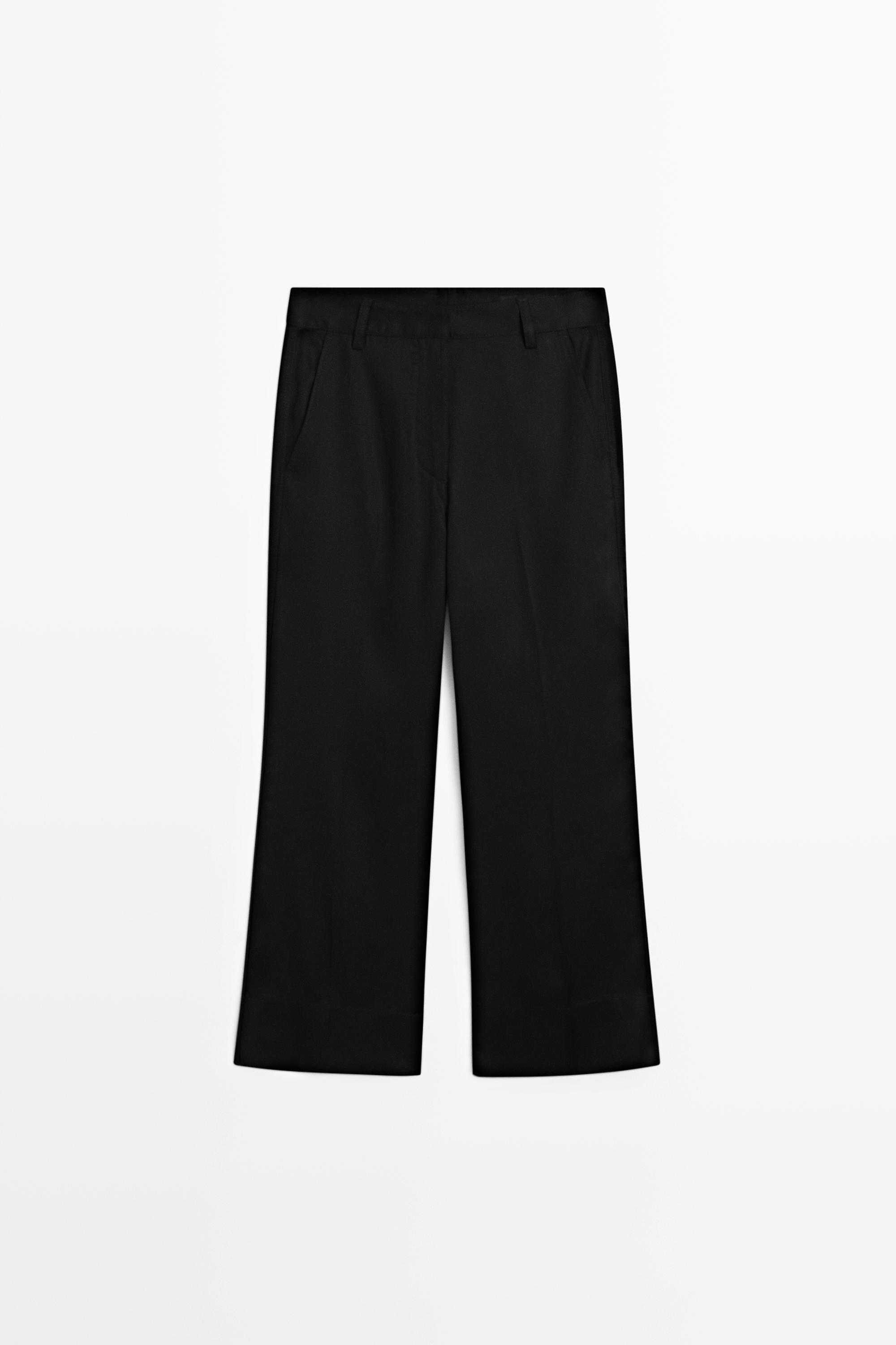 Cropped flare pants
