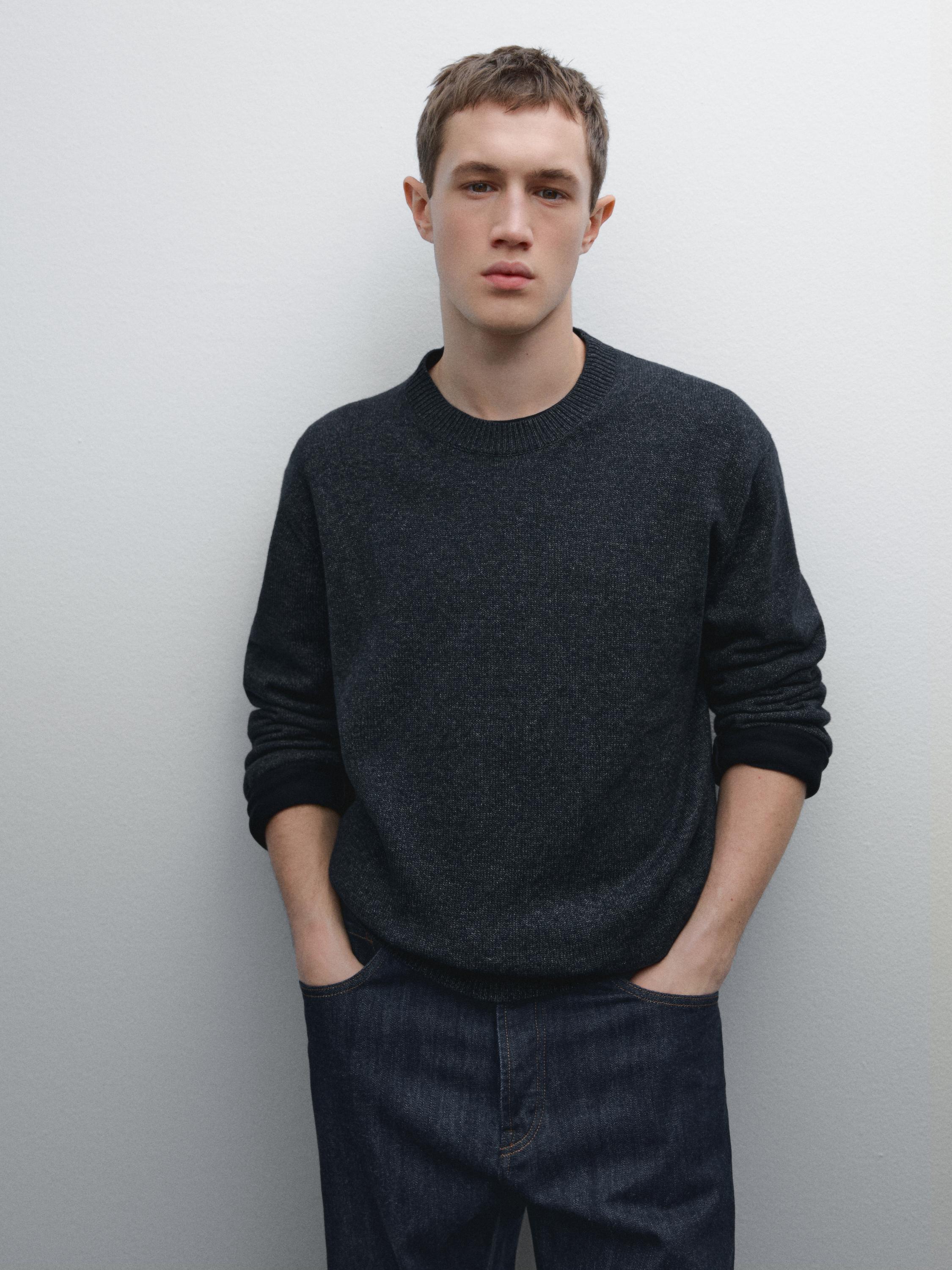 100% cotton knit sweater