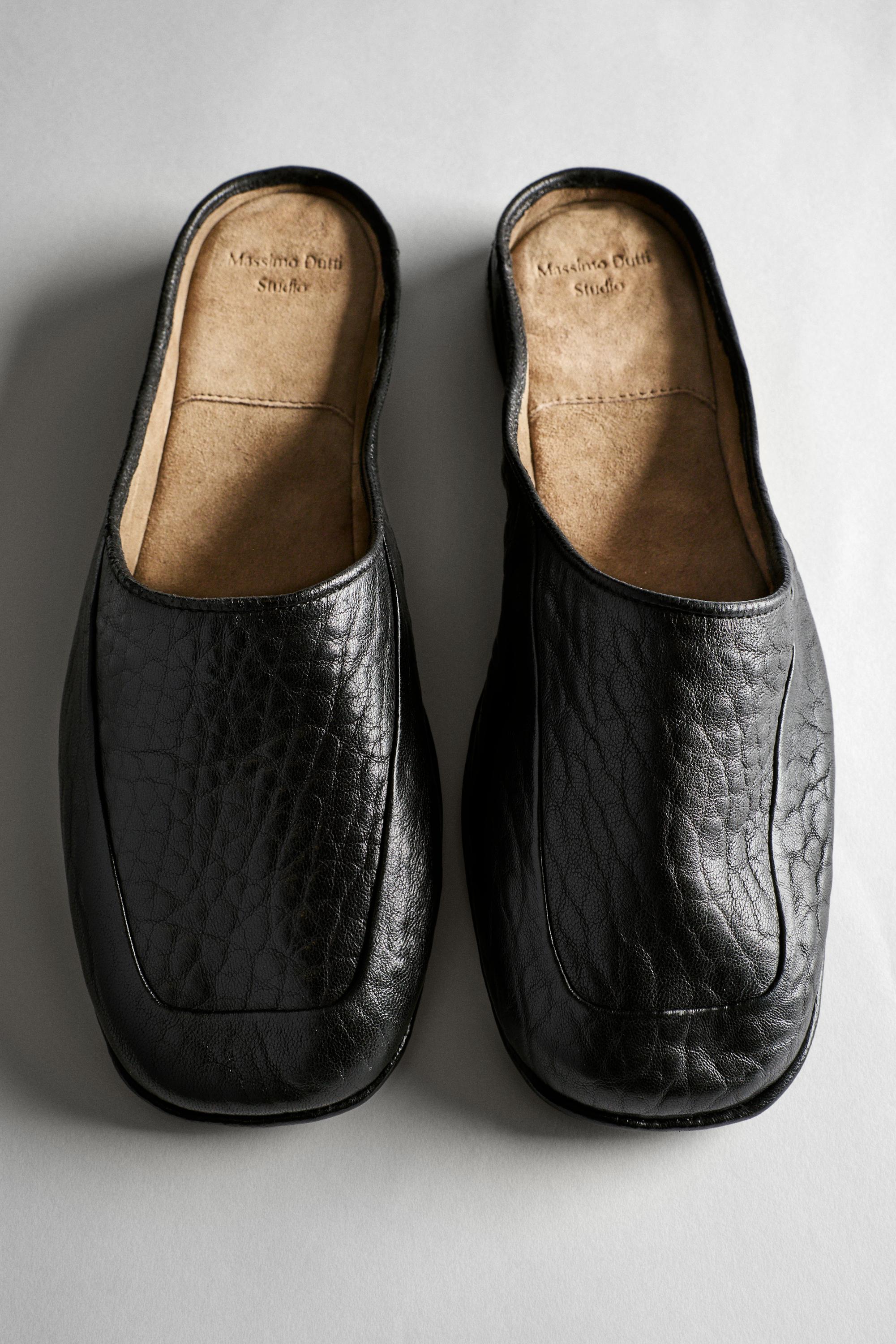 Soft leather mules - STUDIO